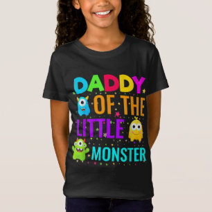 T-Shirt Papa Du Petit Monstre Anniversaire Famille Monste