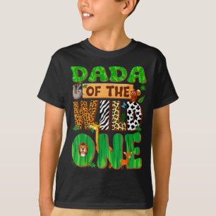 T-shirt Papa du premier anniversaire sauvage tenue de fami