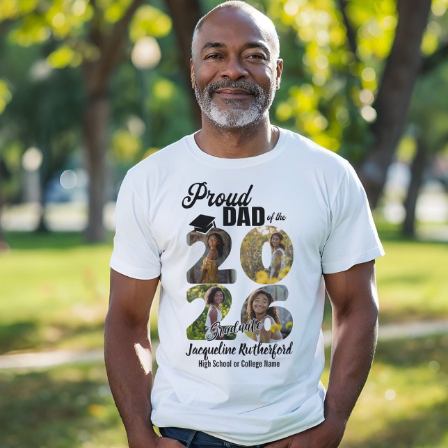 T-shirt Papa d'un diplômé de 2026 (Créateur téléchargé)