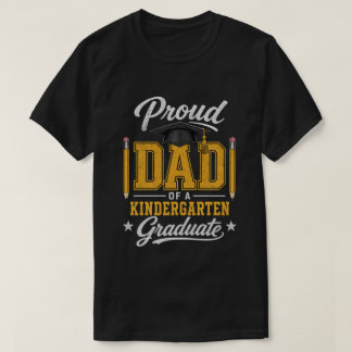 T-shirt Papa d'un diplômé de maternelle Papa 