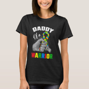 T-shirt Papa d'un guerrier Jour de sensibilisation à l'aut