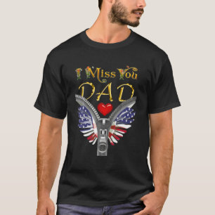 T-shirt Papa Eagle USA Drapeau Pour La Fête des pères, Lo