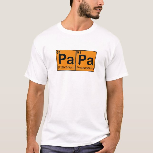 T-shirt Papa éléments Shirt (Devant)