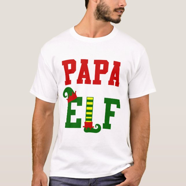 T-SHIRT PAPA ELF (Devant)