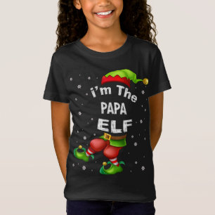 T-Shirt Papa Elf Matching Famille Pyjama de Noël cadeau