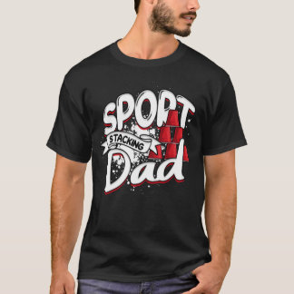 T-shirt Papa empileur de sport Empileur rapide Papa empile