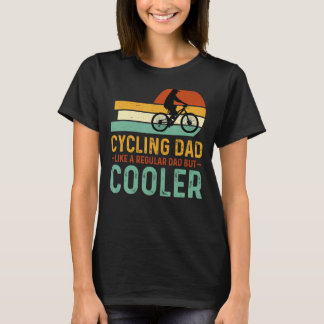 T-shirt Papa en vélo comme un papa ordinaire mais un Glaci
