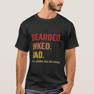 T-shirt Papa Enceint À Led Comme Un Papa Normal Mais Badas