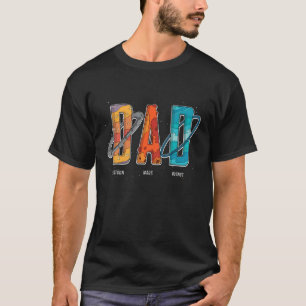 T-shirt Papa Espace extra-atmosphérique Anniversaire Parti