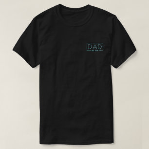 T-shirt Papa est 2025 futur papa, promu papa 2025