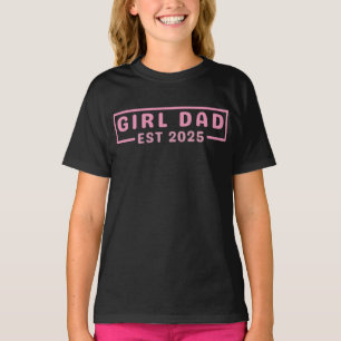 T-shirt Papa Est 2025 Logo Papa 2025 chargement Nouveau Pa
