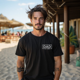 T-shirt Papa Est 2026 Logo Papa 2026 chargement Nouveau Pa