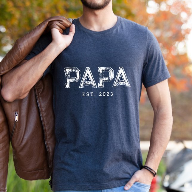 T-shirt PAPA EST cadeau personnalisé pour papa (Créateur téléchargé)