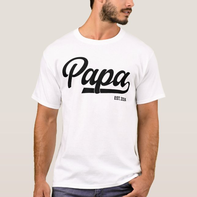 T-shirt Papa - Est Custom  (Devant)