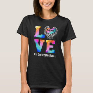 T-shirt Papa Est Mon Ange Gardien Aime La Paix Pour Toujou