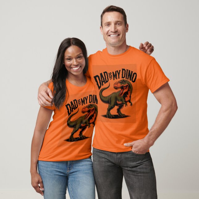 T-shirt Papa est mon Dino (Unisexe)