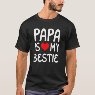 T-shirt Papa Est Mon Escouade De Bestie Meilleur Ami Avec 