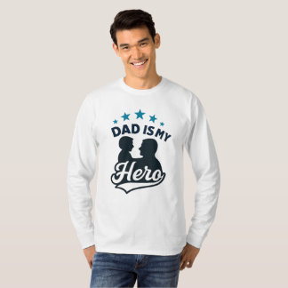 T-shirt Papa Est Mon Héros Tee