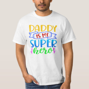 T-shirt Papa Est Mon Super Héros