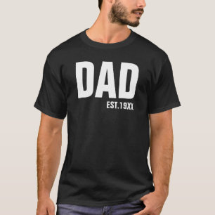 T-shirt Papa Est Personnalisé. 19xx