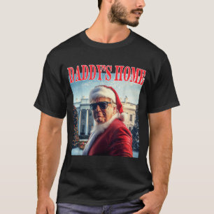 T-shirt Papa est rentré Trump 2024 a gagné le Père Noël No