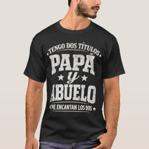 T-shirt Papa et grand-père Chemise Cadeau pour la fête des