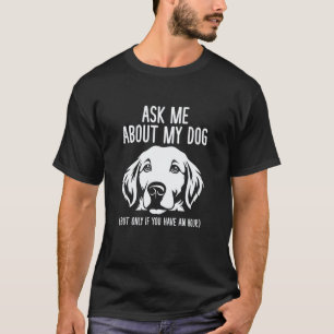T-shirt Papa et Maman Dorés, Demandez-moi à propos de mon