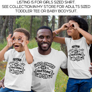 T-shirt Papa et moi ne me fais pas appeler mon merveilleux