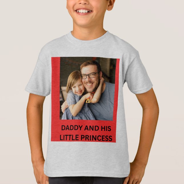 T-SHIRT PAPA ET SA PETITE PRINCESSE  (Devant)