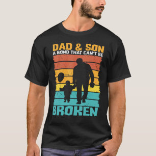 T-shirt Papa et son un lien qui ne peut pas être cassé 1