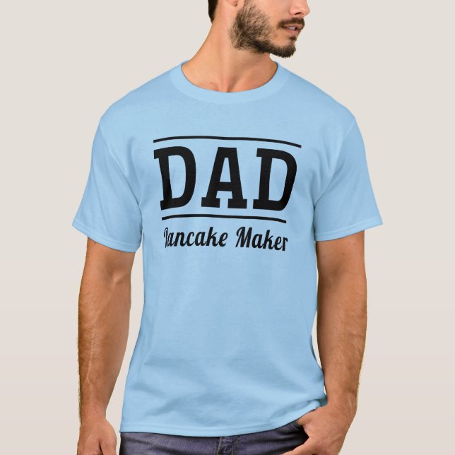 T-shirt Papa. Fabricant de crêpe (Devant)