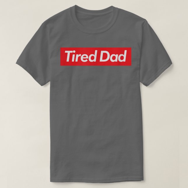 T-shirt Papa fatigué homme (Design devant)