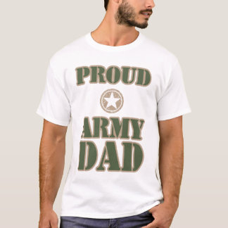 T-shirt Papa fier d'armée