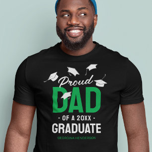 T-shirt Papa fier de Black Green élève de 2026