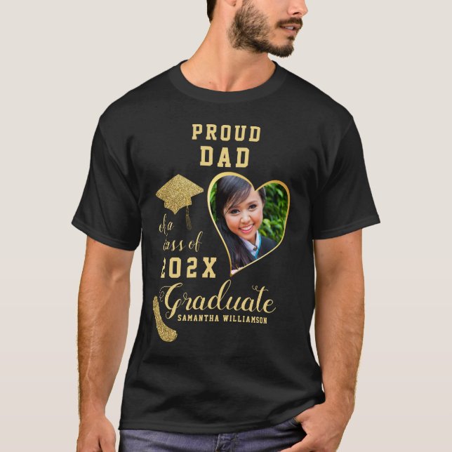 T-shirt Papa fier de la promotion 2026 (Devant)