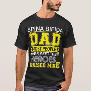 T-shirt Papa fier de Spina Bifida J'ai élevé le mien