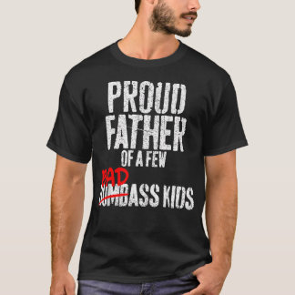 T-shirt Papa fier drôle d'un(e) ou deux rebelles