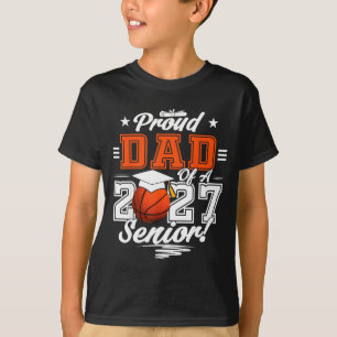 T-shirt Papa fier d'un basketteur de terminale de la promo