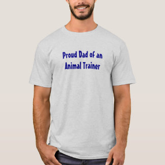 T-shirt Papa fier d'un entraîneur animal