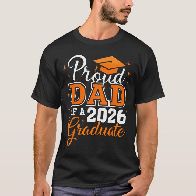 T-shirt Papa Fier D'un Lauréat 2026 (Devant)