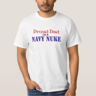 T-shirt Papa fier d'une arme nucléaire de marine