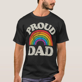 T-shirt Papa fière de la communauté LGBTQ Fierté gay Allia
