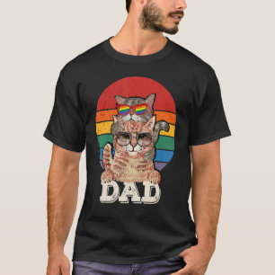 T-shirt Papa fière Lgbtqia Parent Lgbt Fierté Papa en tan