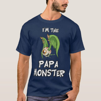 T-shirt Papa Flying Eye Halloween Famille correspondante