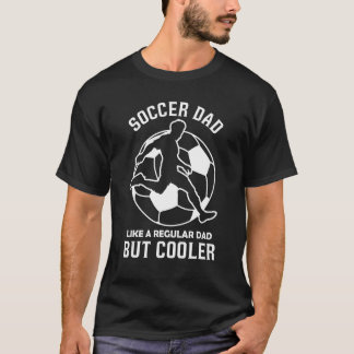 T-shirt Papa Footballeur Comme Papa Régulier Joueur D'Équi