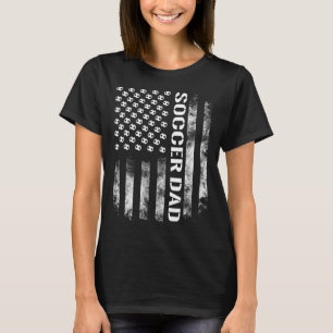 T-shirt Papa Footballeur Drôle Drapeau Usa