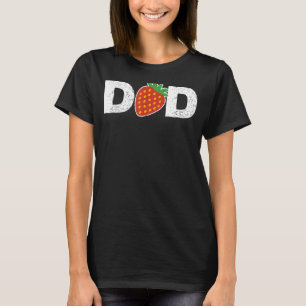 T-shirt Papa fraise Fruitaire J'aime papa Fête du Père