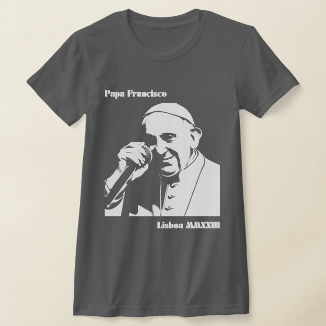 T-SHIRT PAPA FRANCISCO LISBOA MMXXIII (Poser)