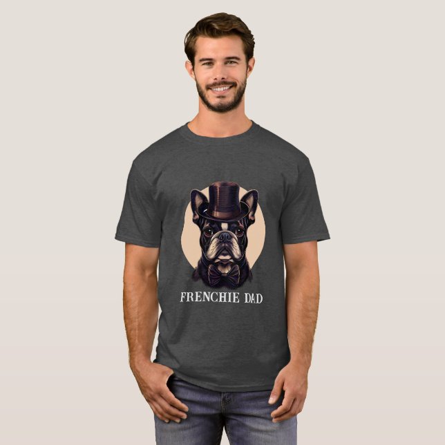 T-shirt Papa Frenchie (Devant entier)