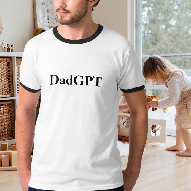 T-shirt Papa Funny Anniversaire PapaGPT Powered by AI & Pa (Créateur téléchargé)
